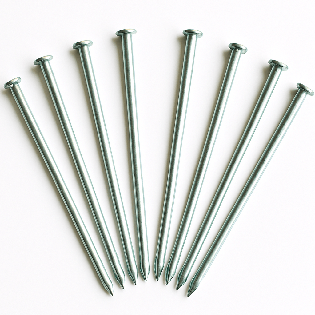 North Forge Solar Pillar Ground Anchors – Galvanized Steel – 6" & 10"