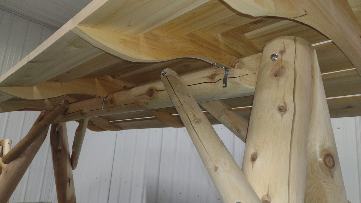 Cedar Creek Rustic Furniture White Cedar Canopy Kit for HD Swing SW111