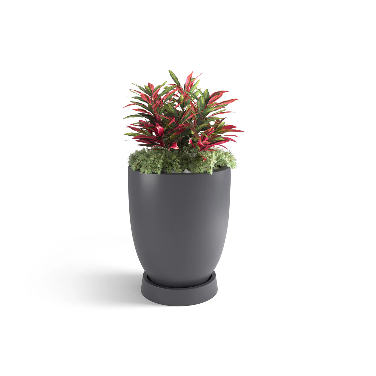 ModaConcrete Terra Lightweight Fiberglass Planter