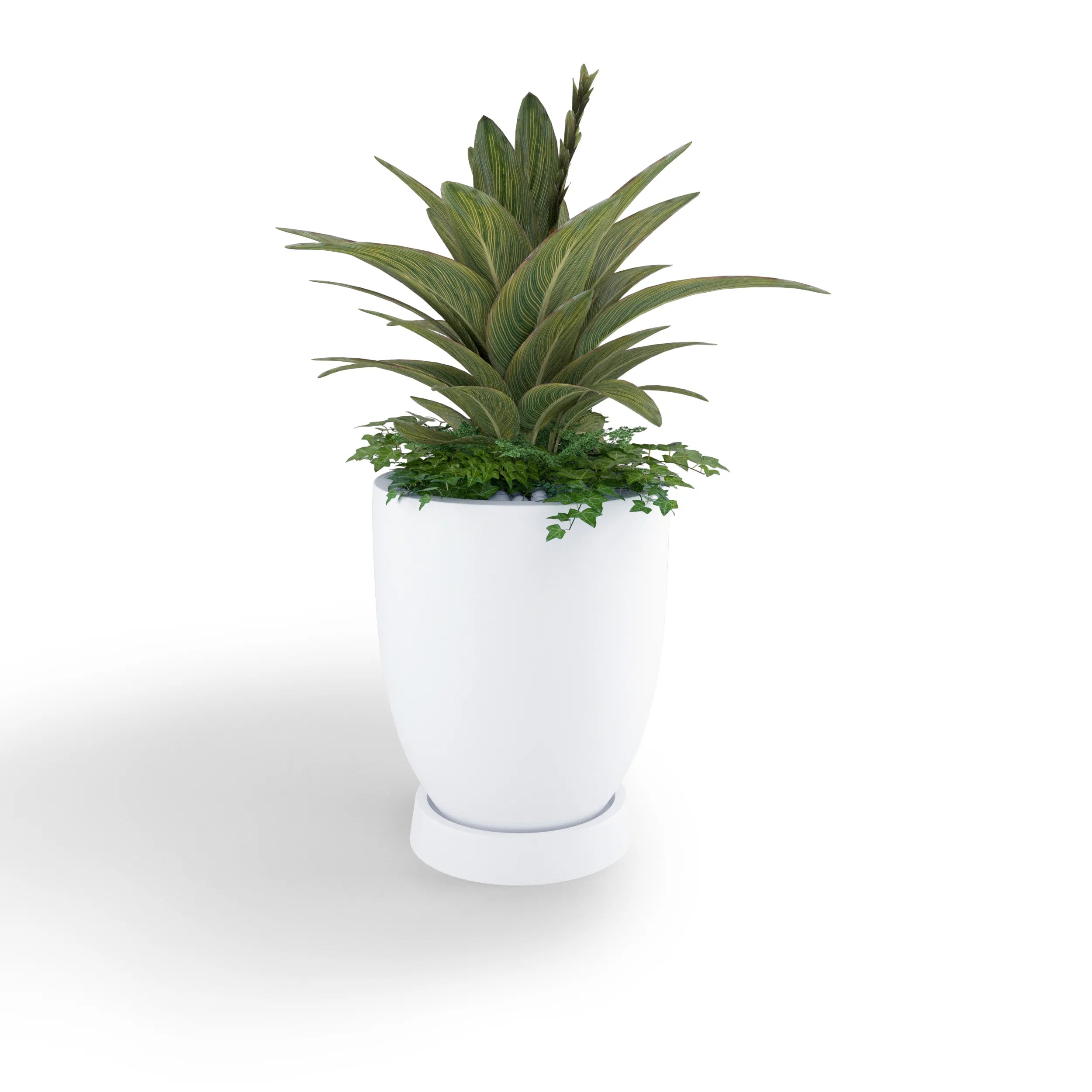 ModaConcrete Terra Lightweight Fiberglass Planter