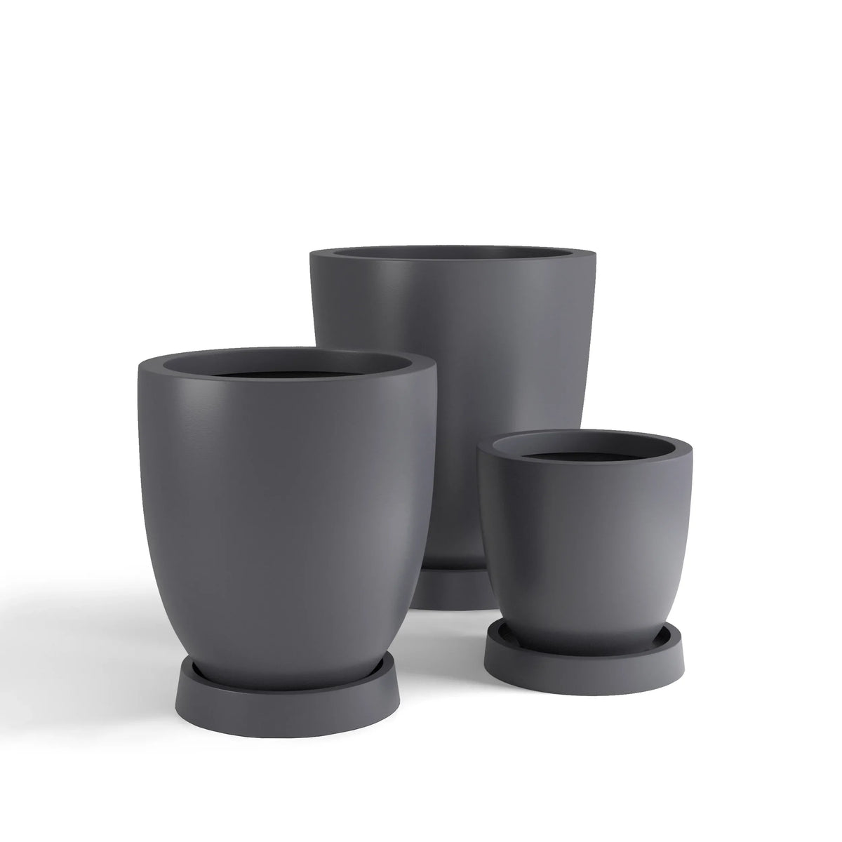 ModaConcrete Terra Lightweight Fiberglass Planter