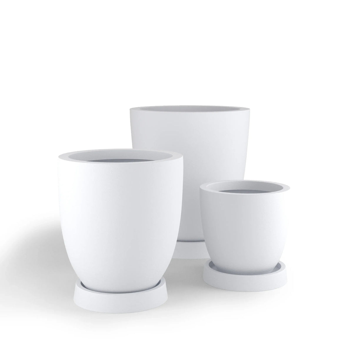 ModaConcrete Terra Lightweight Fiberglass Planter