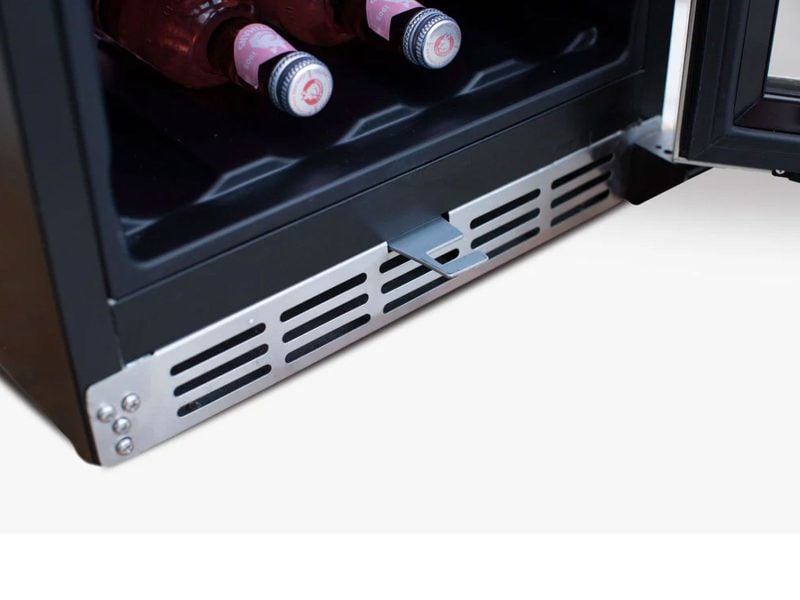 TrueFlame 15" Outdoor-Rated Glass Door Refrigerator | 89 Cans