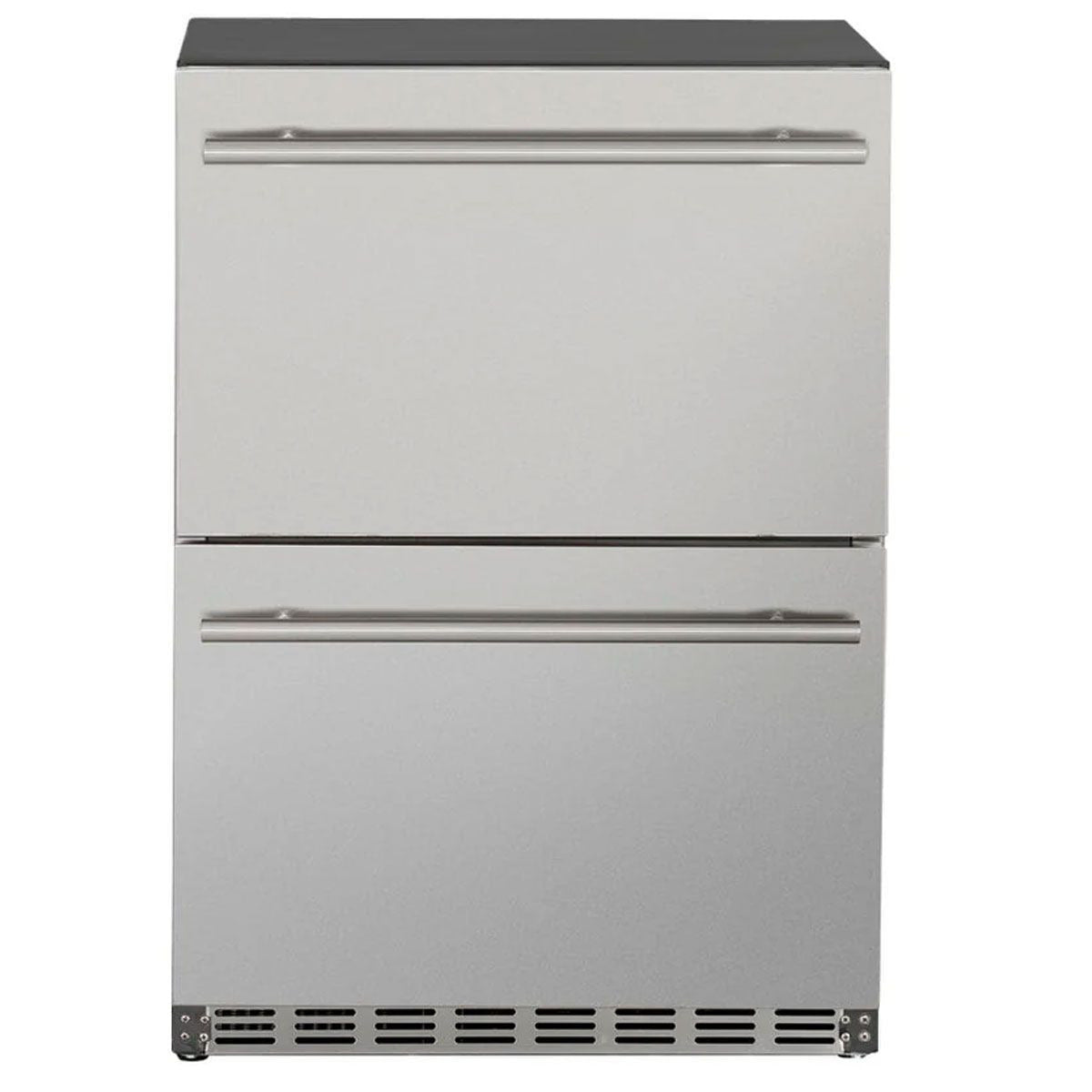 TrueFlame 24" Outdoor-Rated 2-Drawer Refrigerator with Lock