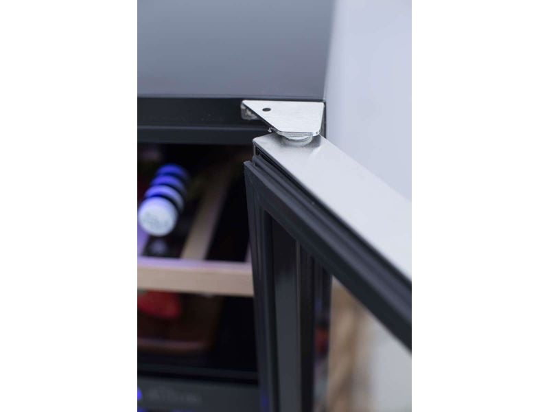 TrueFlame 24" Outdoor-Rated Dual-Zone Wine Cooler | 46 Bottles