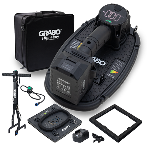 GRABO HighFlow Cordless Vacuum Lifter for Porous Pavers | 150 lb Standard Kit