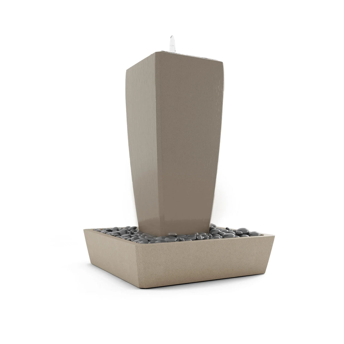 ModaConcrete Vasa 52" StoneCast Concrete Fountain Set