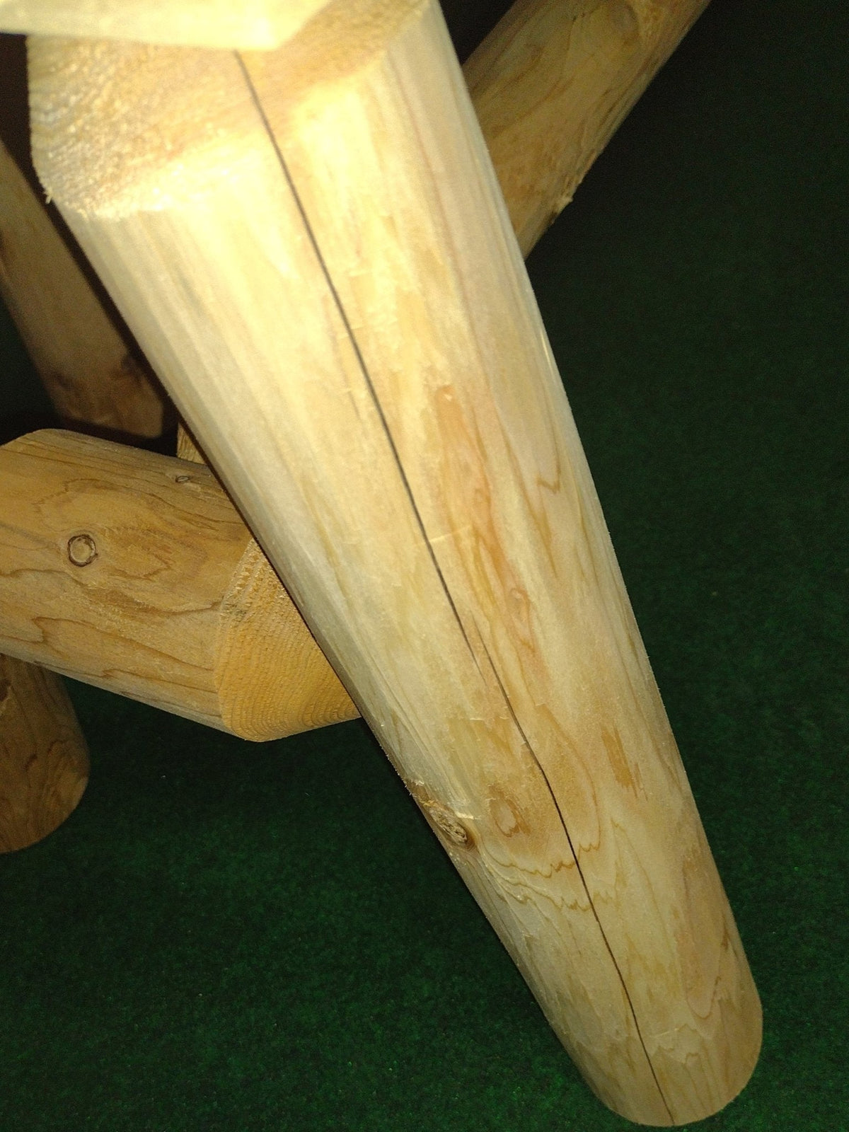 Cedar Creek Rustic White Cedar Rocking Chair